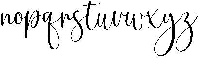 Wedding Regular otf (400) Font LOWERCASE