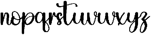 Wedding Regular otf (400) Font LOWERCASE