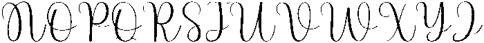 Wedding Regular otf (400) Font UPPERCASE