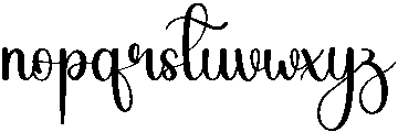 Wedding Regular otf (400) Font LOWERCASE