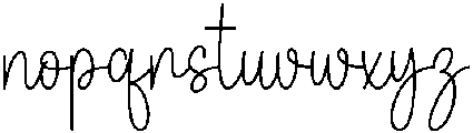 Wedding Signature Regular otf (400) Font LOWERCASE
