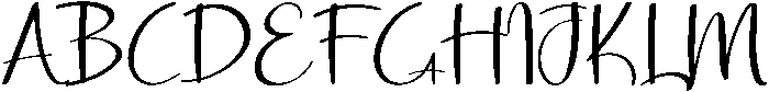 Wedding Signature Regular otf (400) Font UPPERCASE