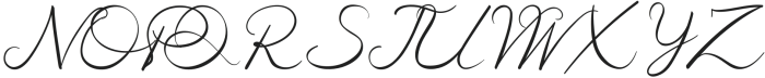 Wedding Signature Regular otf (400) Font UPPERCASE