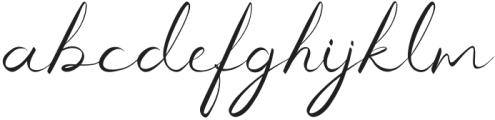Wedding Signature Regular otf (400) Font LOWERCASE