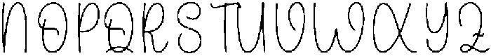 Wedding Vacation Regular otf (400) Font UPPERCASE