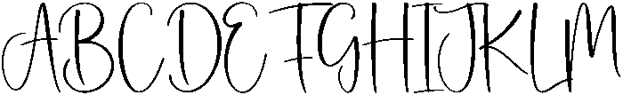 Wednesday Regular otf (400) Font UPPERCASE
