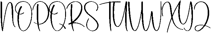 Wednesday Regular otf (400) Font UPPERCASE
