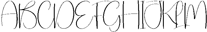 Wednesday Regular otf (400) Font UPPERCASE