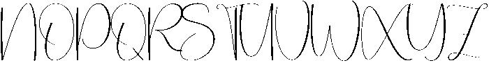 Wednesday Regular otf (400) Font UPPERCASE