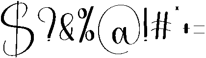 Wednesday Regular otf (400) Font OTHER CHARS