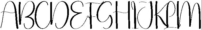 Wednesday Regular otf (400) Font UPPERCASE
