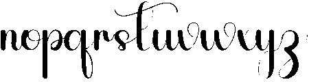 Wednesday Regular otf (400) Font LOWERCASE