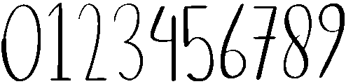 Wednesday Regular otf (400) Font OTHER CHARS