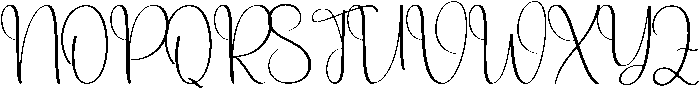 Wednesday Regular otf (400) Font UPPERCASE