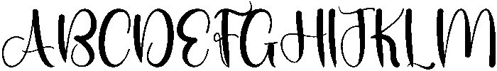 Wednesday Regular otf (400) Font UPPERCASE