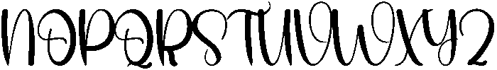 Wednesday Regular otf (400) Font UPPERCASE
