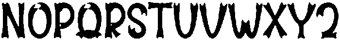 Wednesday Regular otf (400) Font LOWERCASE