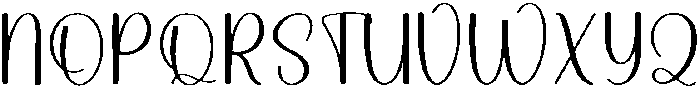 Wednesday Regular otf (400) Font UPPERCASE