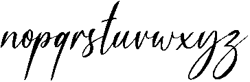Wednesday Regular otf (400) Font LOWERCASE