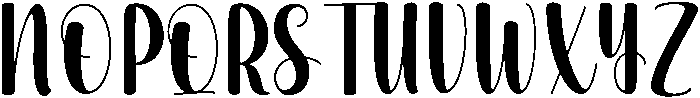 Wednesday Regular otf (400) Font UPPERCASE