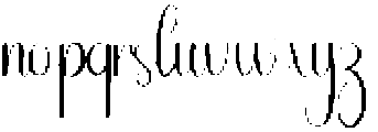 Wednesday Regular otf (400) Font LOWERCASE
