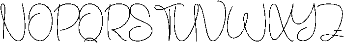 Wednesday Regular otf (400) Font UPPERCASE