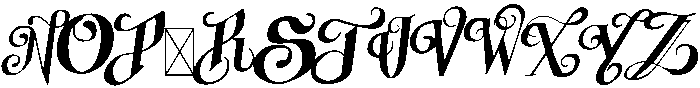 Wednesday Regular otf (400) Font UPPERCASE