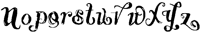 Wednesday Regular otf (400) Font LOWERCASE
