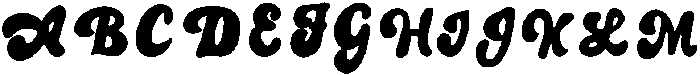 Wednesday Regular otf (400) Font UPPERCASE
