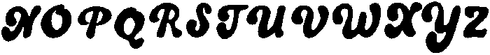 Wednesday Regular otf (400) Font UPPERCASE