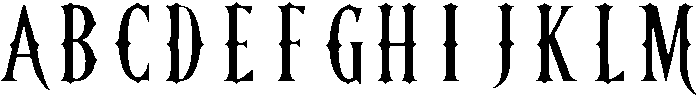 Wednesday otf (400) Font UPPERCASE