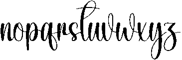 Weekend Regular otf (400) Font LOWERCASE