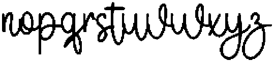 Weekend Santa Regular otf (400) Font LOWERCASE