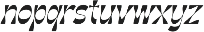 Weekly Sunday Italic otf (400) Font LOWERCASE