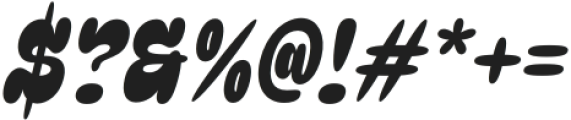 Wegas Italic otf (400) Font OTHER CHARS