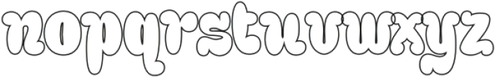 Wegas Outline otf (400) Font LOWERCASE