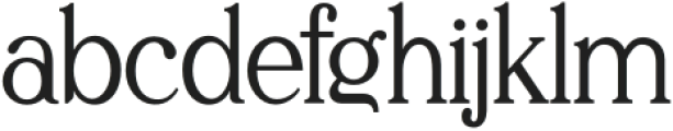 Weigeland Regular otf (400) Font LOWERCASE