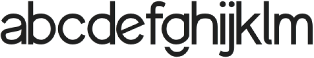 Weightbar Regular otf (400) Font LOWERCASE