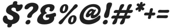 Weird Genius Italic otf (400) Font OTHER CHARS