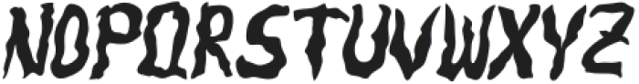 WeirdThorny-Italic otf (400) Font LOWERCASE