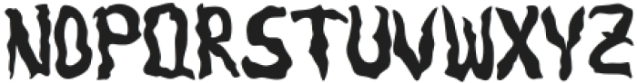 WeirdThorny-Regular otf (400) Font LOWERCASE