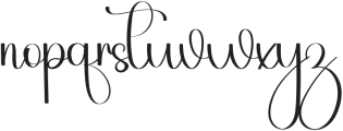 Welcome Christmas Regular otf (400) Font LOWERCASE