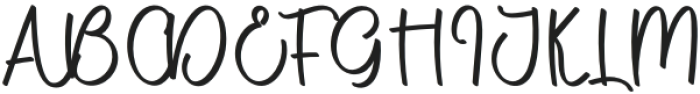 Welcome Home Regular otf (400) Font UPPERCASE