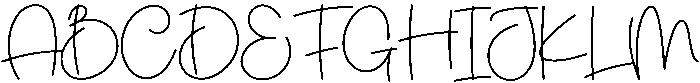 Welcome October Regular otf (400) Font UPPERCASE