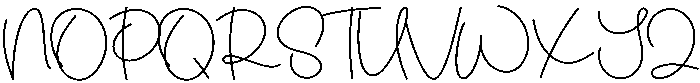 Welcome October Regular otf (400) Font UPPERCASE