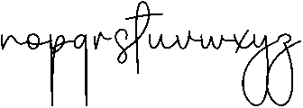Welcome October Regular otf (400) Font LOWERCASE
