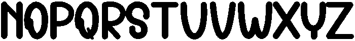 Welcome Regular otf (400) Font LOWERCASE