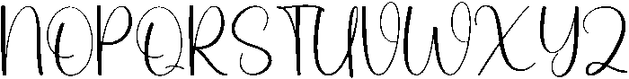 Welcome Regular otf (400) Font UPPERCASE