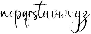 Welcome Regular otf (400) Font LOWERCASE