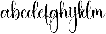 Welcome Regular otf (400) Font LOWERCASE